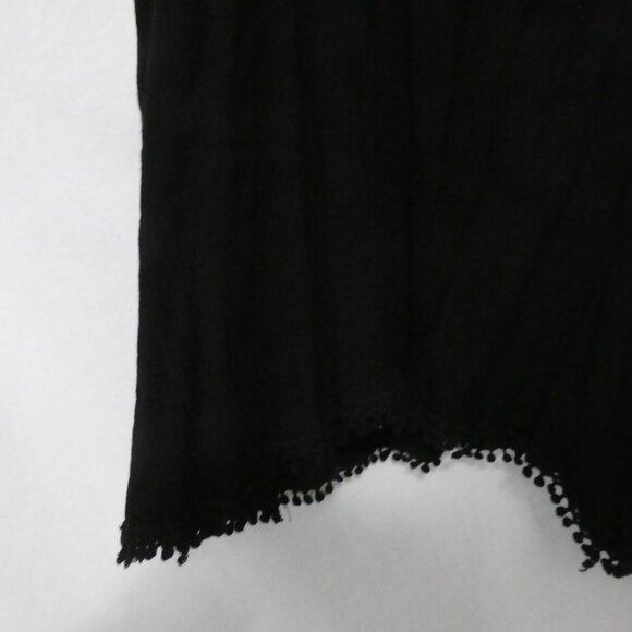 TORRID | size 0 | Black Top With Multicolor Embroidery - Picture 11 of 13